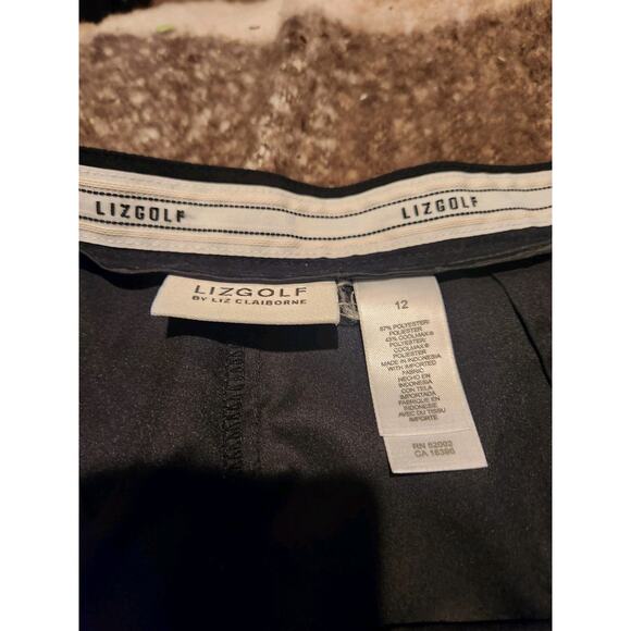 Liz Golf Women's Skort Black 12 - Picture 3 of 4